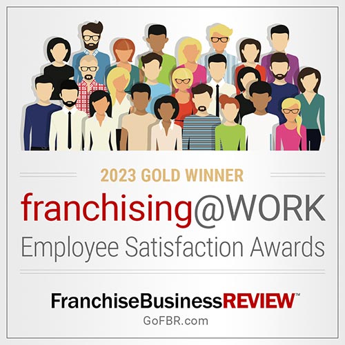 Franchising At Work Employee Satisfaction Award - 2023 Gold Winner