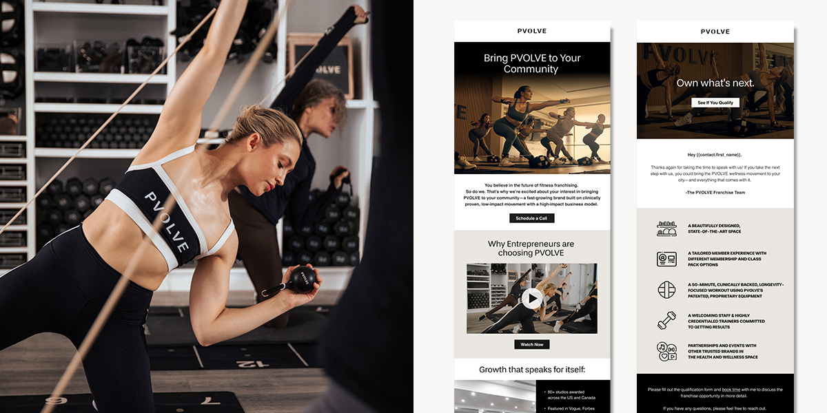 How We Helped a Beloved Fitness Brand Tell Its Franchise Development Story